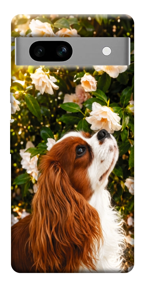 Чохол Flower spaniel для Google Pixel 7A