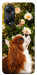 Чехол Flower spaniel для Oppo A58 4G