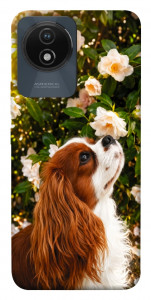 Чехол Flower spaniel для Vivo Y02