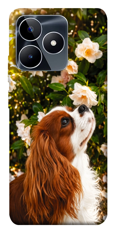 Чехол Flower spaniel для Realme C53