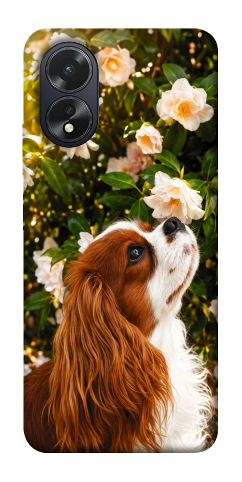 Чехол Flower spaniel для Oppo A38