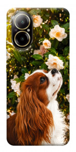 Чехол Flower spaniel для Realme C67 4G