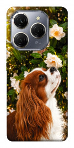 Чохол Flower spaniel для TECNO Spark 20 Pro