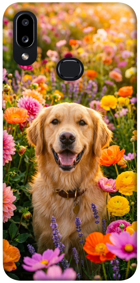 Чохол Flowery labrador для Galaxy A10s (2019)