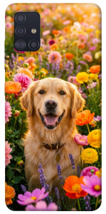 Чехол Flowery labrador для Galaxy A51 (2020)