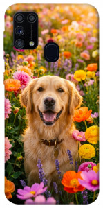 Чехол Flowery labrador для Galaxy M31 (2020)