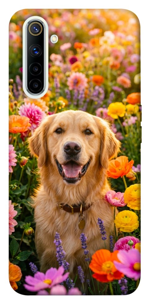 Чехол Flowery labrador для Realme 6