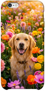 Чехол Flowery labrador для iPhone 6s plus (5.5'')