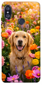 Чехол Flowery labrador для Xiaomi Redmi Note 5 (DC)