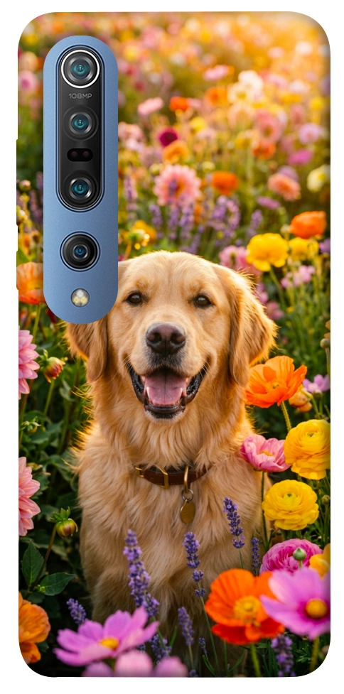 Чехол Flowery labrador для Xiaomi Mi 10