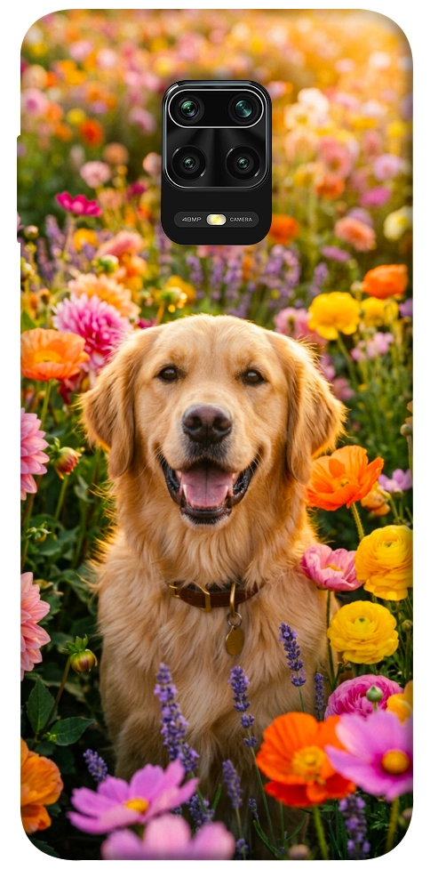 Чохол Flowery labrador для Xiaomi Redmi Note 9 Pro