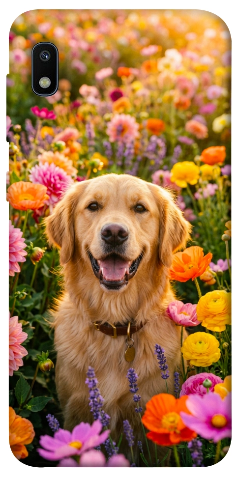 Чехол Flowery labrador для Galaxy A10 (A105F)