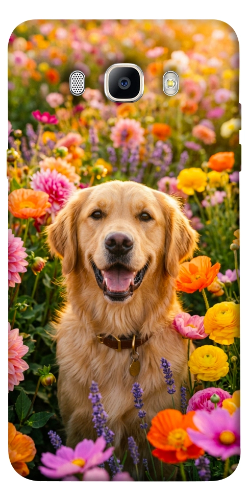 Чехол Flowery labrador для Galaxy J5 (2016)