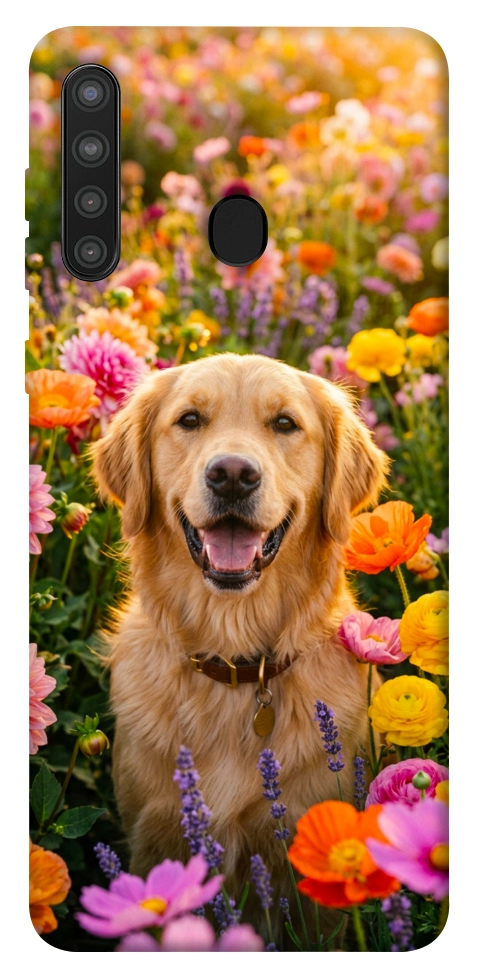 Чехол Flowery labrador для Galaxy A21