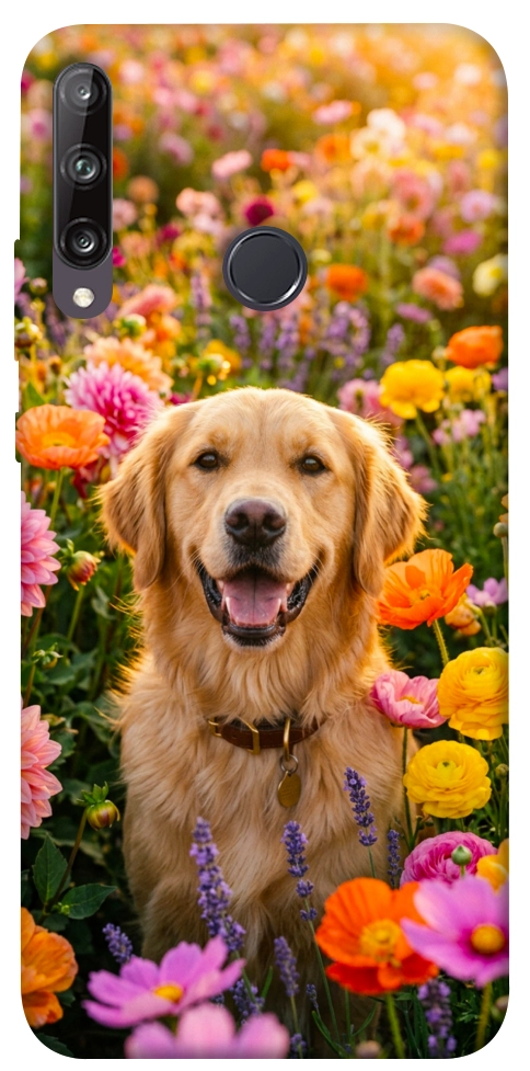 Чехол Flowery labrador для Huawei P40 Lite E