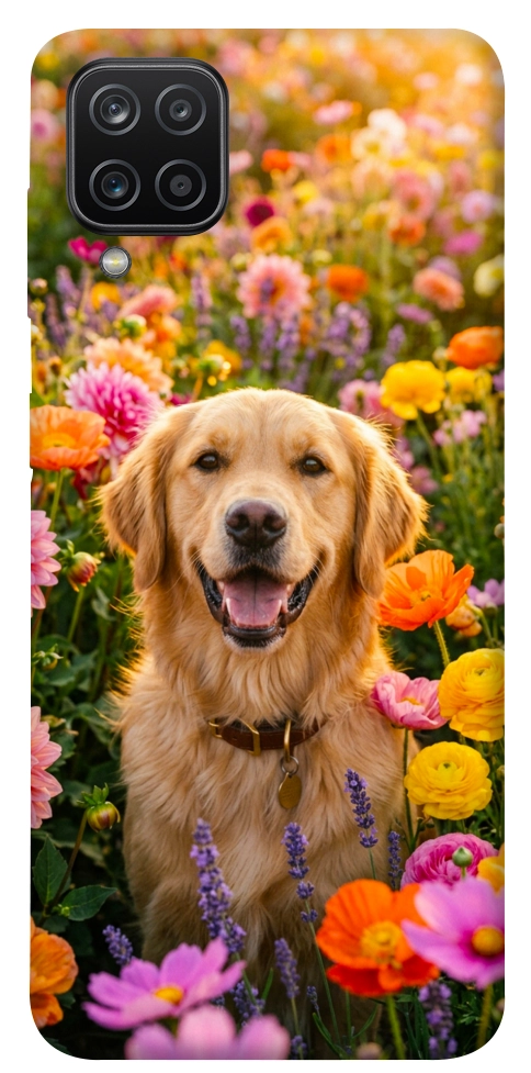 Чехол Flowery labrador для Galaxy A12