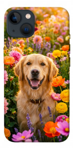 Чехол Flowery labrador для iPhone 13