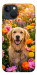 Чехол Flowery labrador для iPhone 13