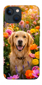 Чехол Flowery labrador для iPhone 13 mini