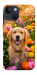 Чехол Flowery labrador для iPhone 13 mini