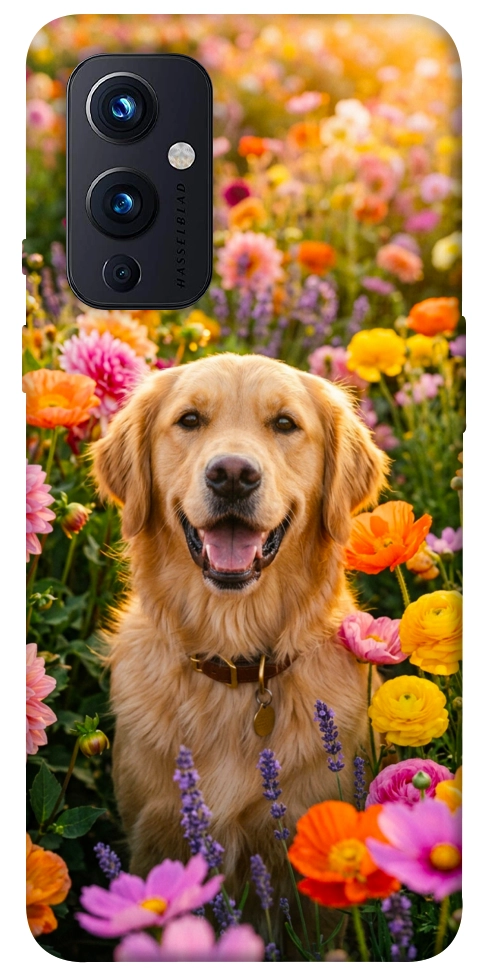 Чехол Flowery labrador для OnePlus 9