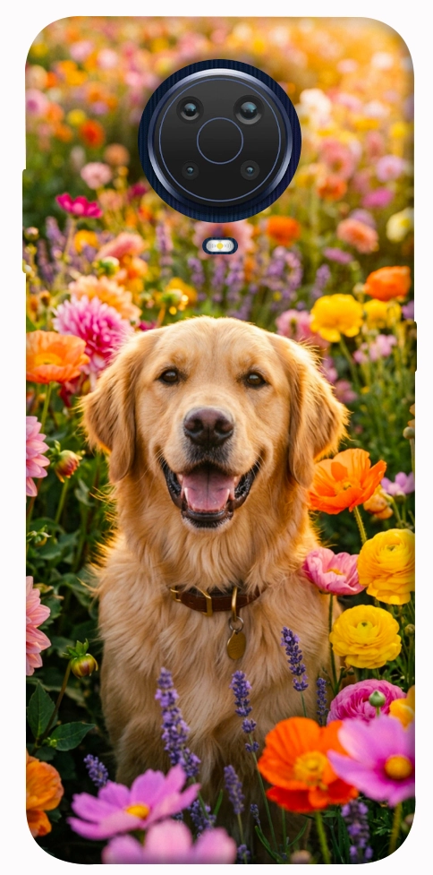 Чехол Flowery labrador для Nokia G20
