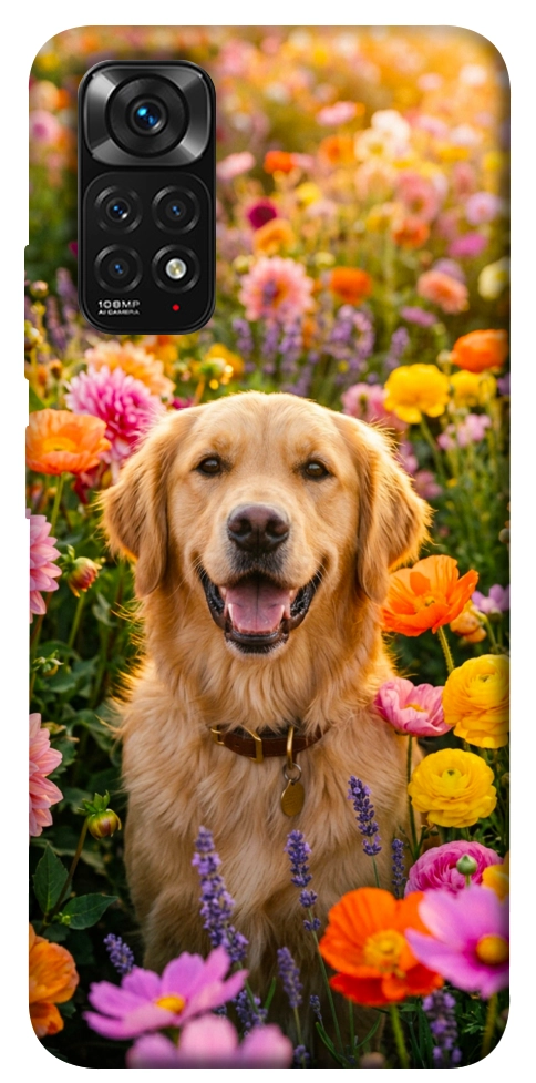 Чохол Flowery labrador для Xiaomi Redmi Note 11 (Global)