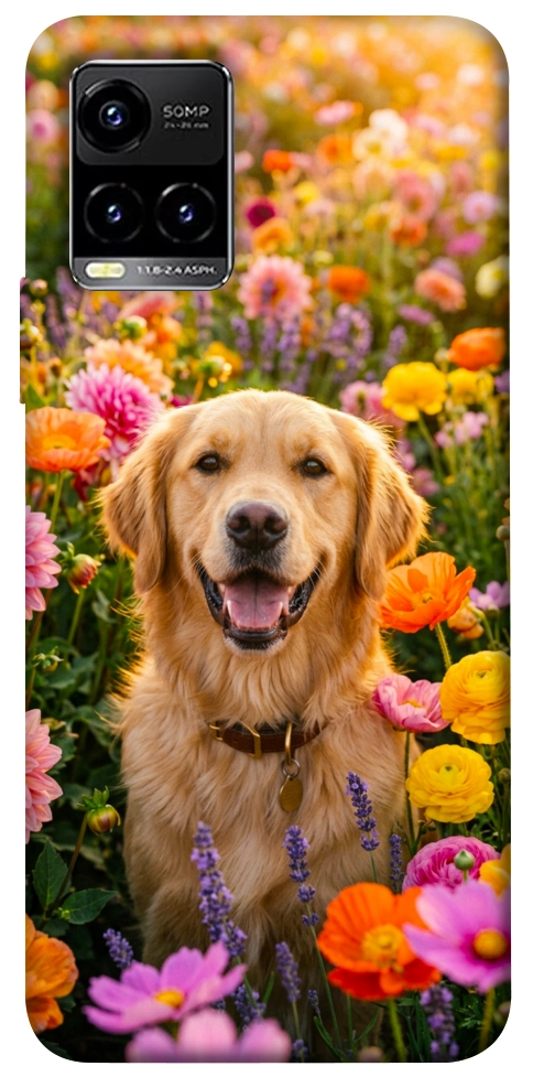 Чохол Flowery labrador для Vivo Y33s