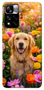 Чехол Flowery labrador для Xiaomi Redmi Note 11 5G