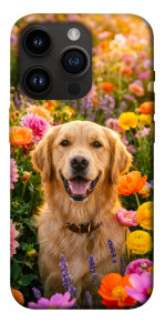 Чехол Flowery labrador для iPhone 14 Pro