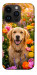 Чехол Flowery labrador для iPhone 14 Pro