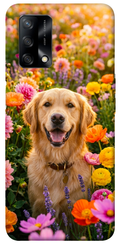 Чехол Flowery labrador для Oppo F19