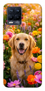 Чехол Flowery labrador для Realme 8 Pro