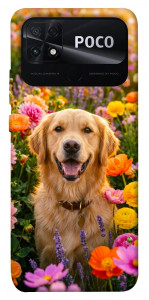 Чехол Flowery labrador для Xiaomi Poco C40
