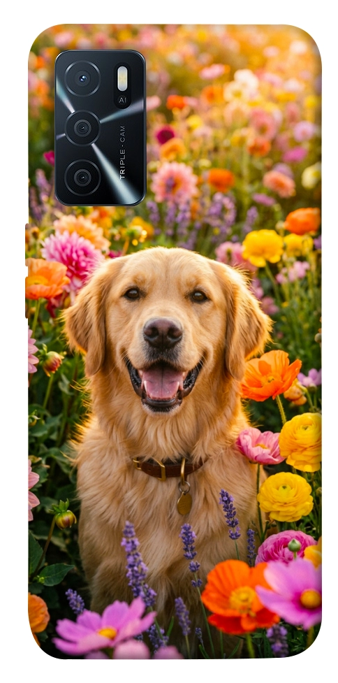 Чохол Flowery labrador для Oppo A16