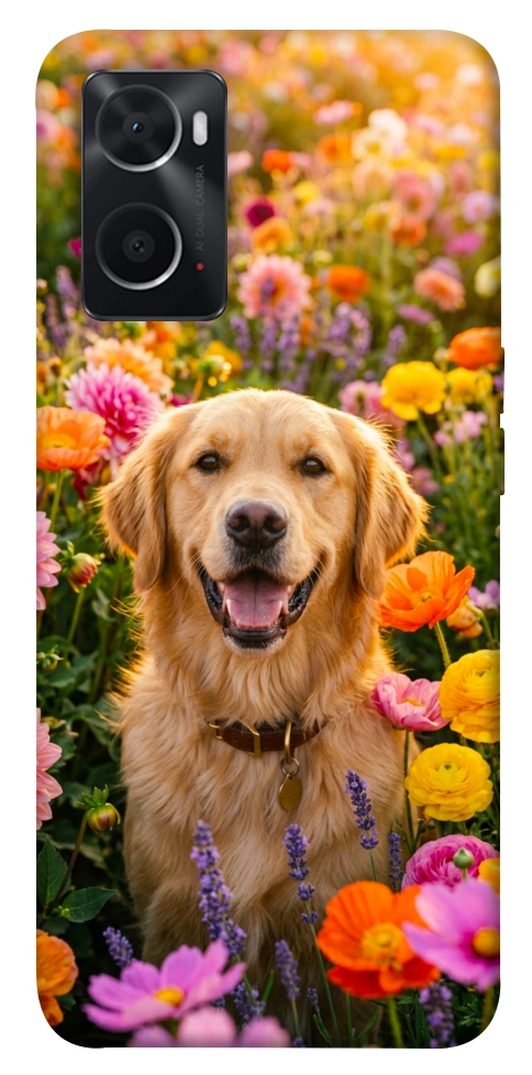 Чехол Flowery labrador для Oppo A76 4G