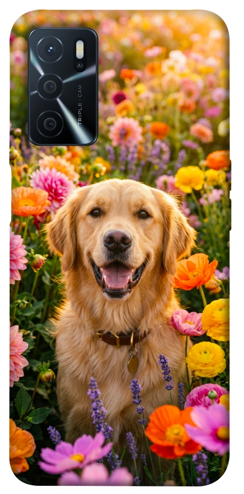 Чехол Flowery labrador для Oppo A54s