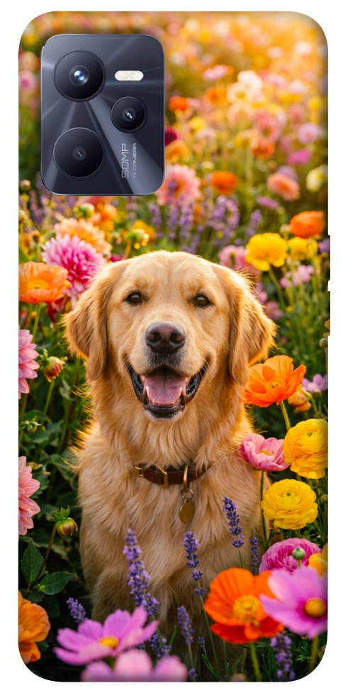 Чохол Flowery labrador для Realme C35