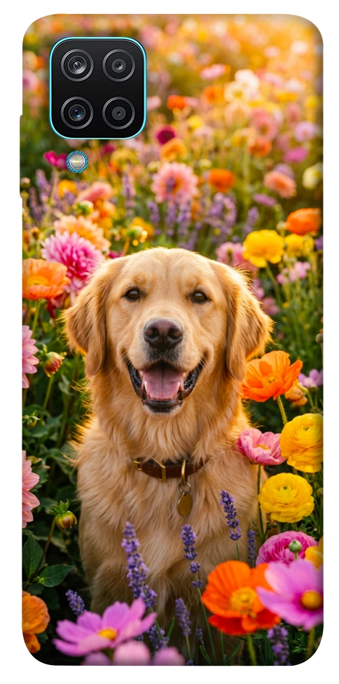 Чехол Flowery labrador для Galaxy M12