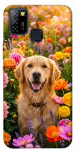 Чехол Flowery labrador для Infinix Hot 10 Lite