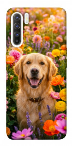 Чехол Flowery labrador для Oppo Reno 3