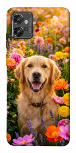 Чохол Flowery labrador для Motorola Moto G32