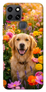 Чехол Flowery labrador для Infinix Smart 6