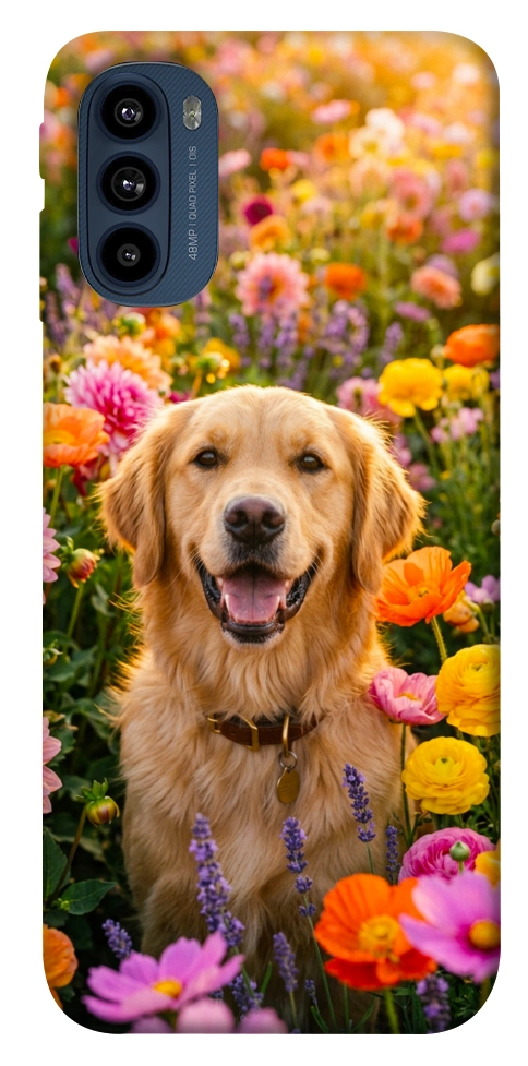 Чохол Flowery labrador для Motorola Moto G41