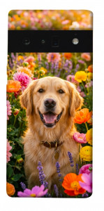 Чехол Flowery labrador для Google Pixel 6 Pro