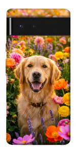 Чехол Flowery labrador для Google Pixel 6