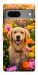 Чохол Flowery labrador для Google Pixel 7