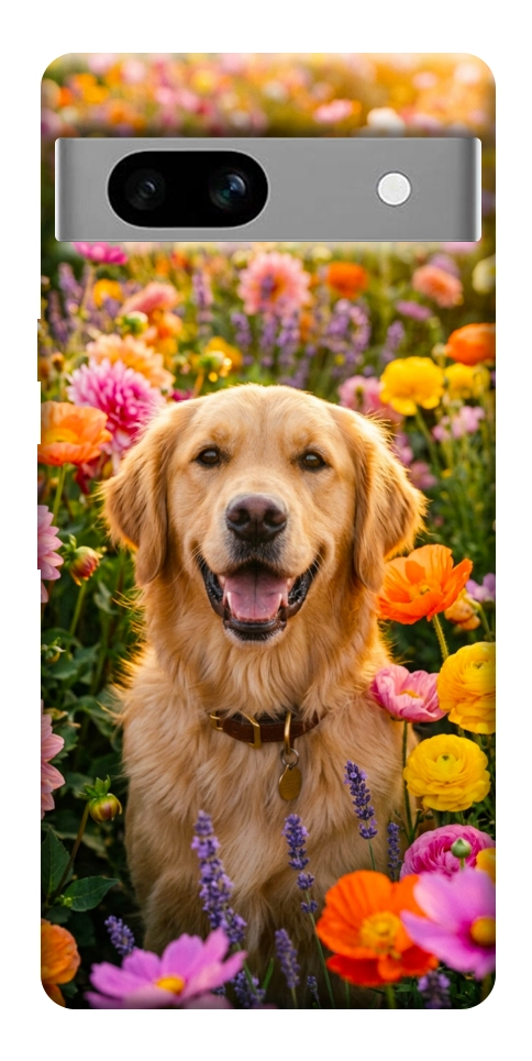 Чохол Flowery labrador для Google Pixel 7A