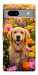 Чохол Flowery labrador для Google Pixel 7A