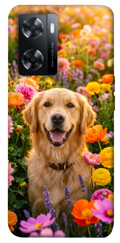 Чохол Flowery labrador для Oppo A77s